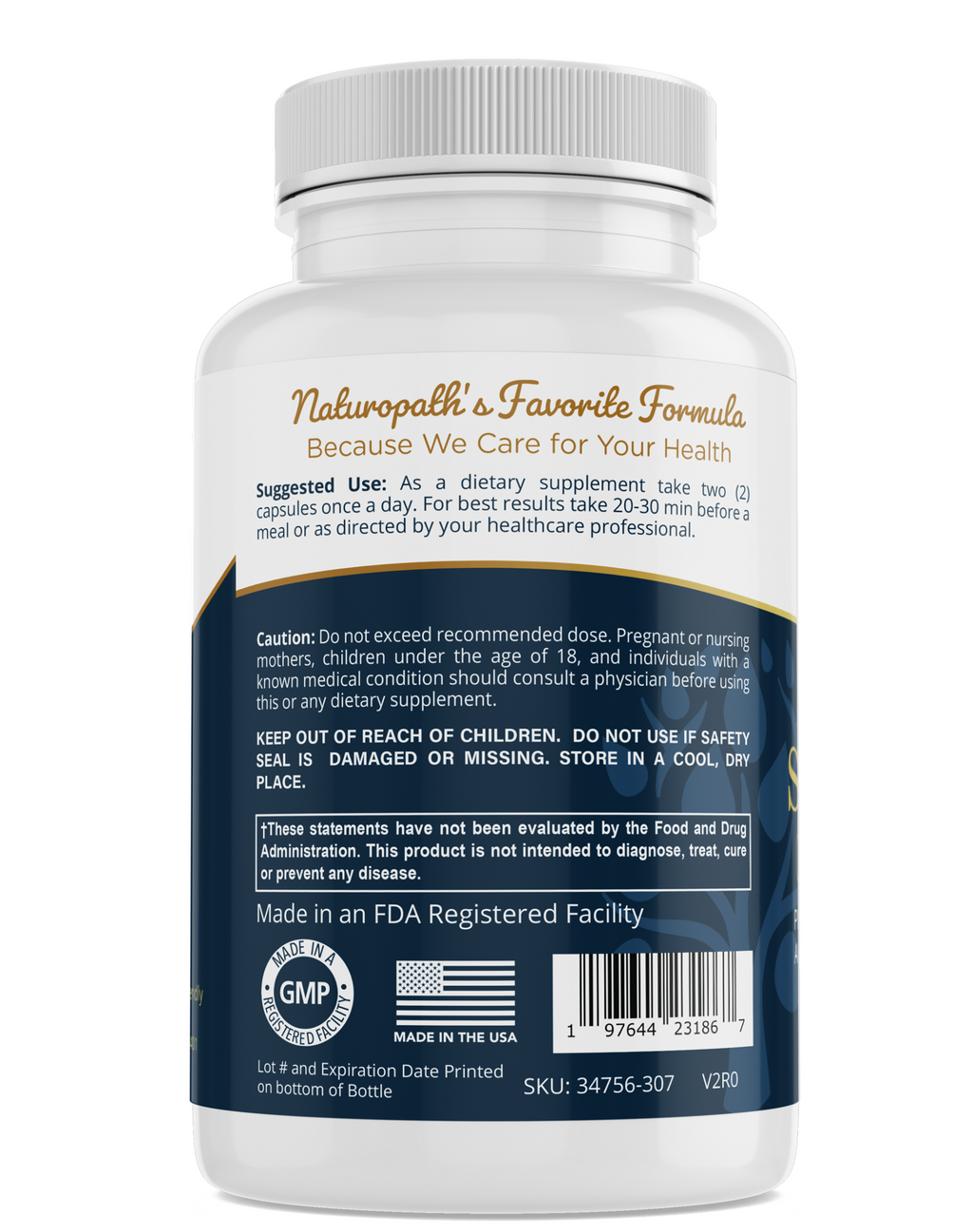 My Balance Organic Sea Moss Capsules supplement facts and ingredients panel